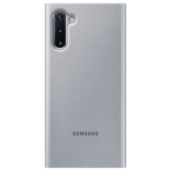 Husă pentru smartphone Samsung Galaxy Note 10 Samsung/ LED View Cover/ PU/ Silver photo 2