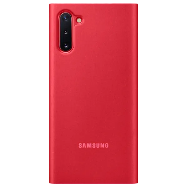 Husă pentru smartphone Samsung Galaxy Note 10 Samsung/ Flip Cover View/ PU/ Red photo 2