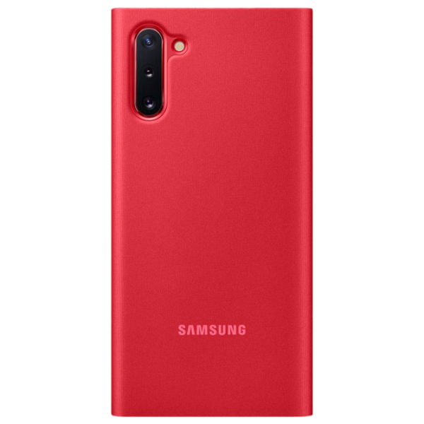 Husă pentru smartphone Samsung Galaxy Note 10 Samsung/ Flip Cover View/ PU/ Red photo 2