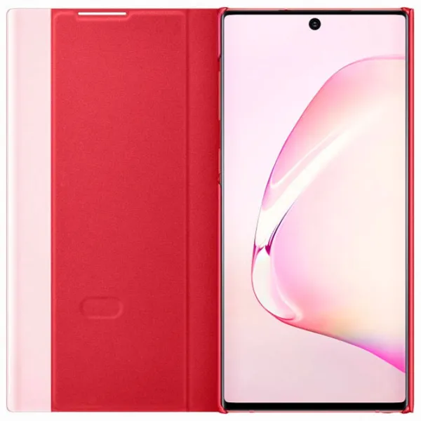 Husă pentru smartphone Samsung Galaxy Note 10 Samsung/ Flip Cover View/ PU/ Red photo 3