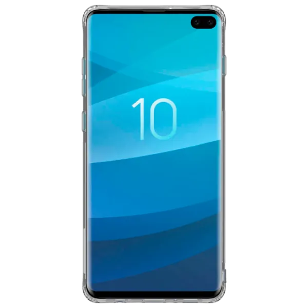 Husă pentru smartphone Samsung Galaxy S10+ Nillkin/ Back/ TPU/ Transparent Gray photo 2 Husă pentru smartphone Samsung Galaxy S10+ Nillkin/ Back/ TPU/ Transparent Gray photo 2