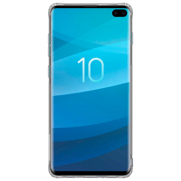 Husă pentru smartphone Samsung Galaxy S10+ Nillkin/ Back/ TPU/ Transparent Gray photo 2 Husă pentru smartphone Samsung Galaxy S10+ Nillkin/ Back/ TPU/ Transparent Gray photo 2