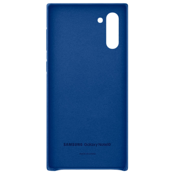 Husă pentru smartphone Samsung Galaxy Note 10 Samsung/ Back/ Piele/ Blue photo 3 Husă pentru smartphone Samsung Galaxy Note 10 Samsung/ Back/ Piele/ Blue photo 3