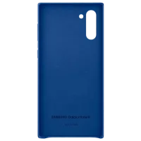 Husă pentru smartphone Samsung Galaxy Note 10 Samsung/ Back/ Piele/ Blue photo 3