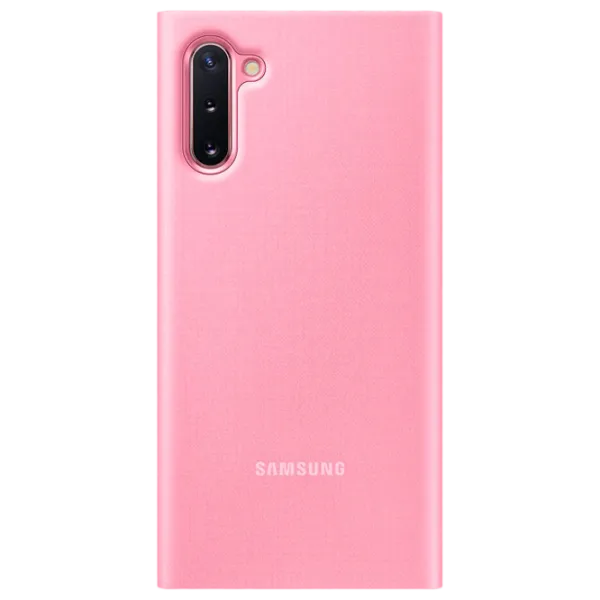 Husă pentru smartphone Samsung Galaxy Note 10 Samsung/ LED View Cover/ PU/ Pink photo 2