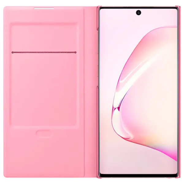 Husă pentru smartphone Samsung Galaxy Note 10 Samsung/ LED View Cover/ PU/ Pink photo 3