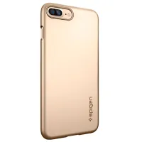 Husă pentru smartphone Apple iPhone 7/ 8 Plus Spigen/ Back/ PC/ Chamomile Gold photo 2