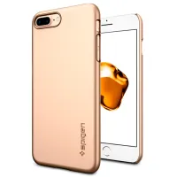 Husă pentru smartphone Apple iPhone 7/ 8 Plus Spigen/ Back/ PC/ Chamomile Gold photo 3