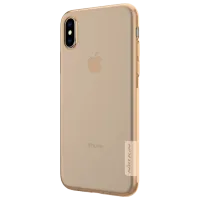 Husă pentru smartphone Apple iPhone X/ XS Nillkin/ Back/ TPU/ Transparent Gold photo 3