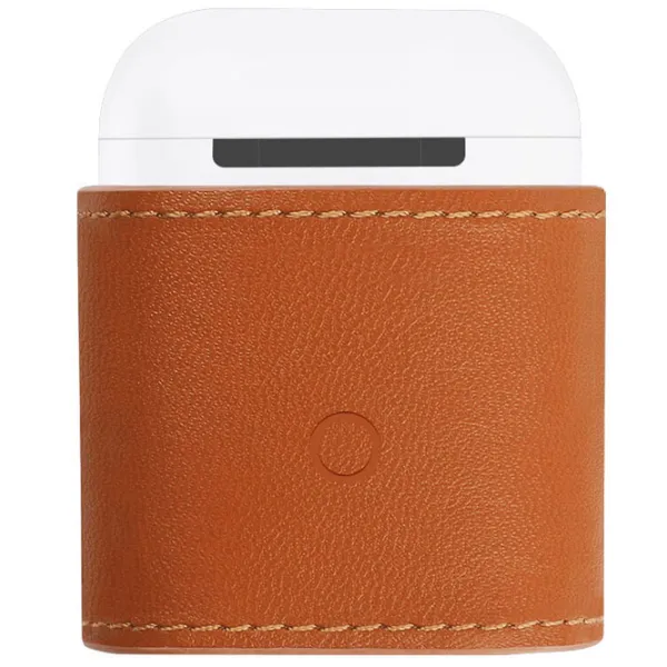 Husă pentru căști Apple Airpods (NJ019) Nillkin/ Piele/ Brown photo 2