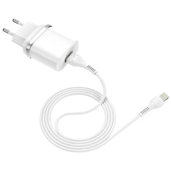 Сетевое зарядное устройство EVO USB QC3.0 (Lightning) 3 A/ Белый photo 4