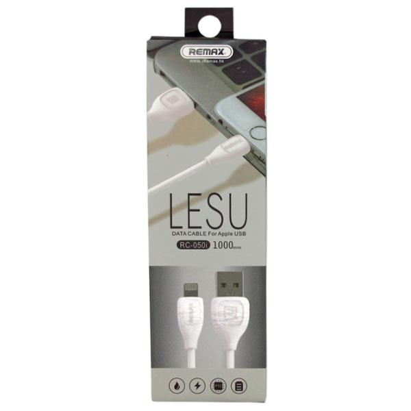 Кабель для телефона RC-050i Remax USB Type-A + Lightning 1 м/ Белый photo 2