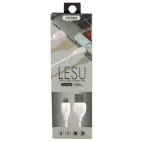 Cablu pentru telefon RC-050i Remax USB Type-A + Lightning 1 m/ White photo 2