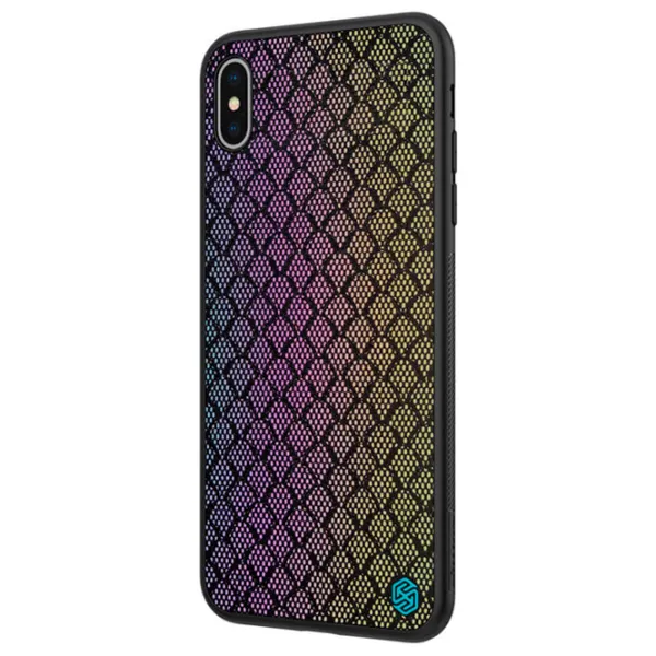 Husă pentru smartphone Apple iPhone XS Max Nillkin/ Back/ TPU/ PC/ Rainbow photo 2