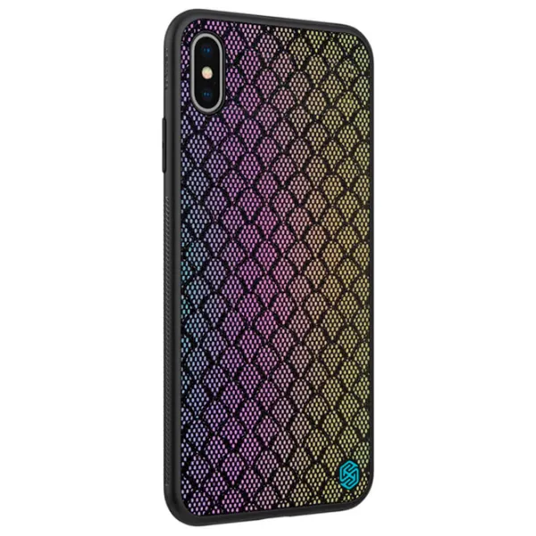 Husă pentru smartphone Apple iPhone XS Max Nillkin/ Back/ TPU/ PC/ Rainbow photo 3