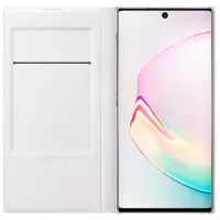 Husă pentru smartphone Samsung Galaxy Note 10 Samsung/ LED View Cover/ PU/ White photo 3