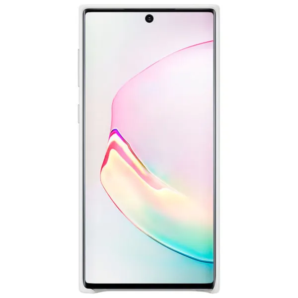 Чехол для смартфона Samsung Galaxy Note 10 Samsung/ Back/ Кожа/ Белый photo 2