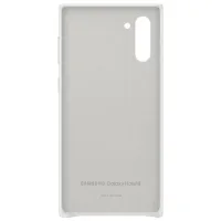 Husă pentru smartphone Samsung Galaxy Note 10 Samsung/ Back/ Piele/ White photo 3
