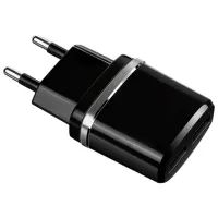 Încărcător de rețea Rival 2USB 2.4A (MicroUSB) Black photo 3