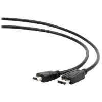 Кабель видео Cablexpert DisplayPort + HDMI 1.8 м / Черный photo 2