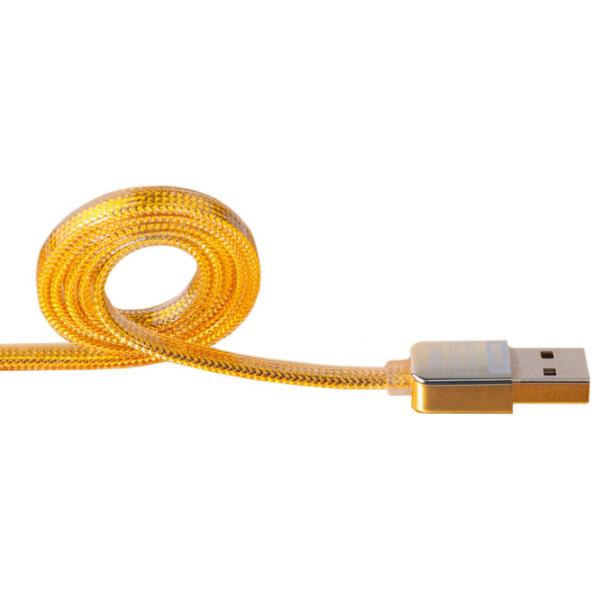 Кабель для телефона 20484 Remax USB Type-A + Lightning 1 м/ Золото photo 3