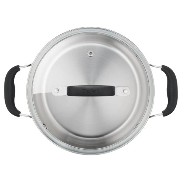 Набор кастрюль Tefal E493S674 5 л Нержавеющая сталь/ Стальной photo 2