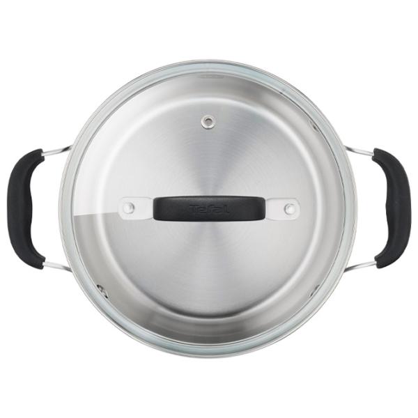 Набор кастрюль Tefal E493S674 5 л Нержавеющая сталь/ Стальной photo 3