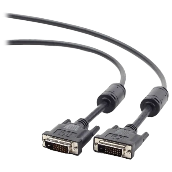Cablu video Cablexpert DVI + DVI 1.8 m/ Black photo 2