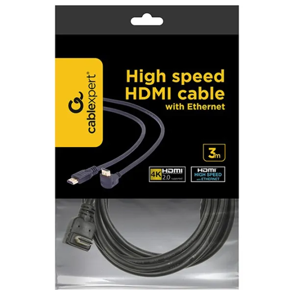 Кабель видео Cablexpert HDMI + HDMI 3 м/ Черный photo 5 Кабель видео Cablexpert HDMI + HDMI 3 м/ Черный photo 5