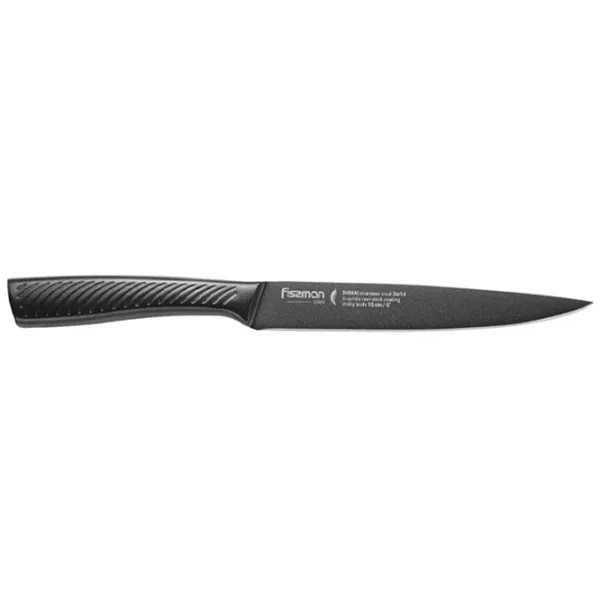 Кухонный нож Fissman 2484 Shinai Нержавеющая сталь/ Черный photo 2