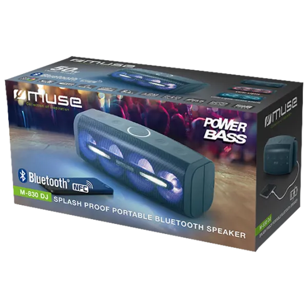 Boxă portabilă Muse M-830 DJ 50 W/ Black photo 4 Boxă portabilă Muse M-830 DJ 50 W/ Black photo 4