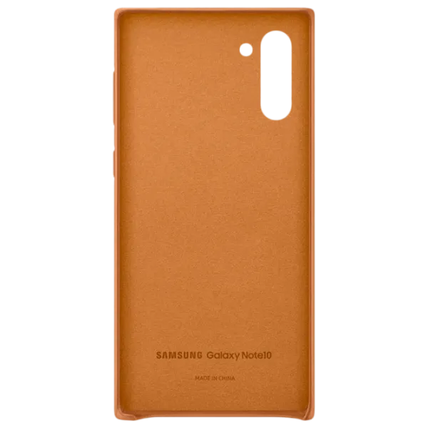 Чехол для смартфона Samsung Galaxy Note 10 Samsung/ Back/ Кожа/ Желтовато Коричневый photo 3 Чехол для смартфона Samsung Galaxy Note 10 Samsung/ Back/ Кожа/ Желтовато Коричневый photo 3