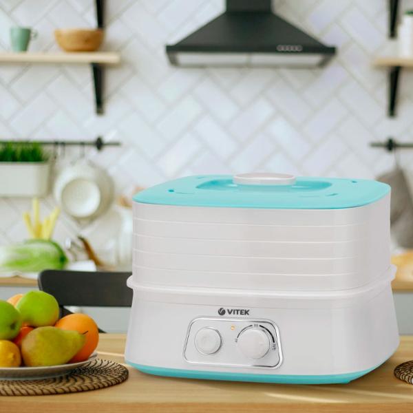 Uscător de fructe și legume Vitek VT-5053 250 W/ White photo 6