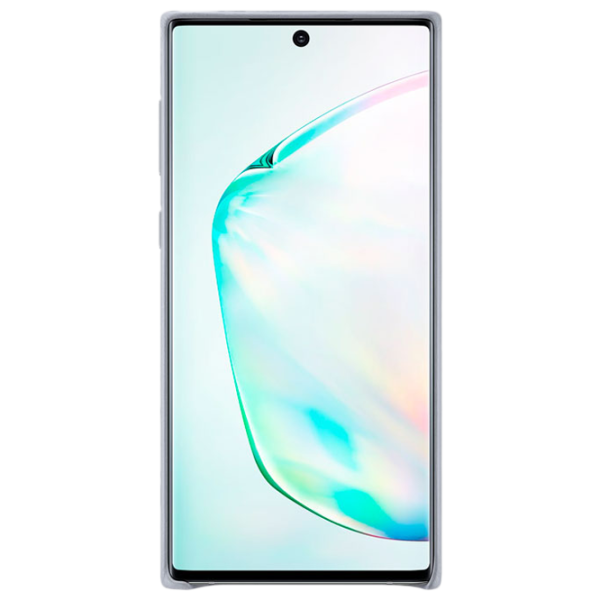 Чехол для смартфона Samsung Galaxy Note 10 Samsung/ Back/ Кожа/ Серый photo 2