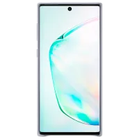 Husă pentru smartphone Samsung Galaxy Note 10 Samsung/ Back/ Piele/ Gray photo 2