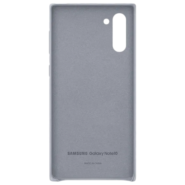 Чехол для смартфона Samsung Galaxy Note 10 Samsung/ Back/ Кожа/ Серый photo 3