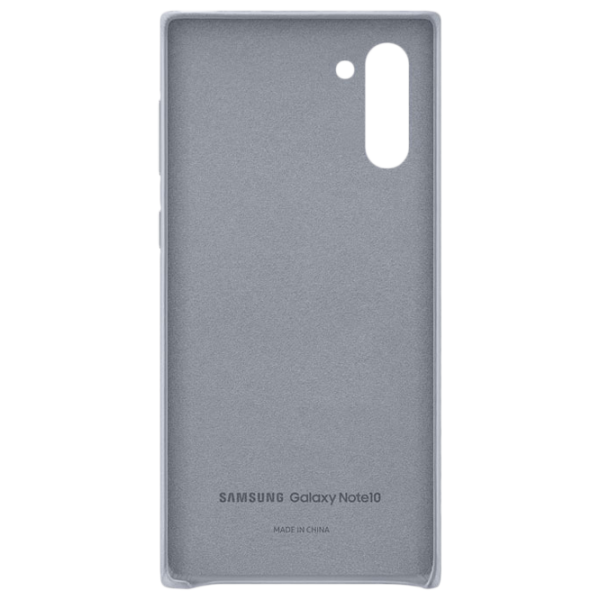 Чехол для смартфона Samsung Galaxy Note 10 Samsung/ Back/ Кожа/ Серый photo 3