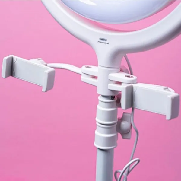 Штатив с круглой лампой Remax CK-01 Selfie Ring Light 12 300 мм Белый photo 2