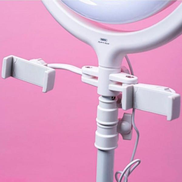 Штатив с круглой лампой Remax CK-01 Selfie Ring Light 12 300 мм Белый photo 2