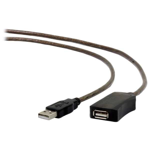 Кабель данных Gembird USB Type-A + USB Type-A 10 м/ Черный photo 2 Кабель данных Gembird USB Type-A + USB Type-A 10 м/ Черный photo 2
