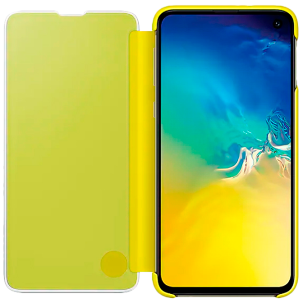 Husă pentru smartphone Samsung Galaxy S10e Samsung/ Flip Cover View/ PU/ Yellow photo 3