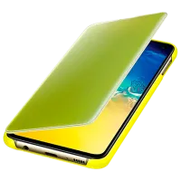 Husă pentru smartphone Samsung Galaxy S10e Samsung/ Flip Cover View/ PU/ Yellow photo 4
