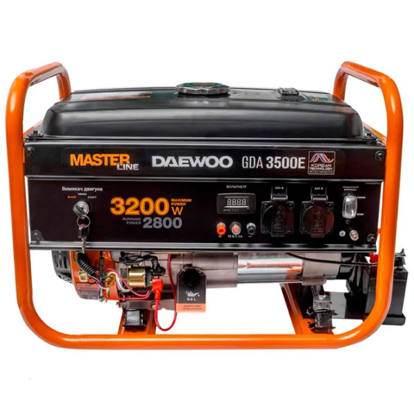 Генератор Daewoo GDA 3500E 220 В Бензин/ 2.8 кВт photo 2 Генератор Daewoo GDA 3500E 220 В Бензин/ 2.8 кВт photo 2