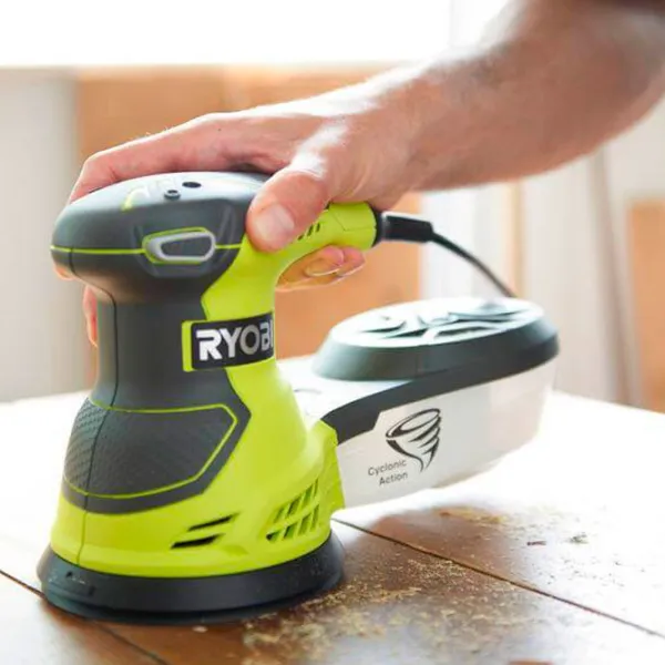 Шлифовальная машина Ryobi ROS300 Эксцентриковая/ Зелёный photo 5 Шлифовальная машина Ryobi ROS300 Эксцентриковая/ Зелёный photo 5