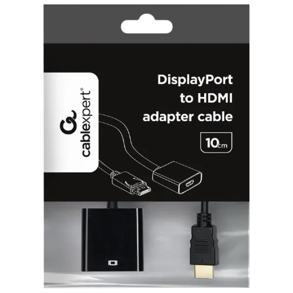 Адаптер Cablexpert A-DPM-HDMIF-002 DisplayPort/ Черный photo 2
