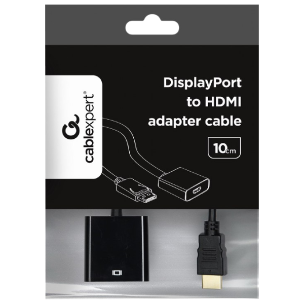 Адаптер Cablexpert A-DPM-HDMIF-002 DisplayPort/ Черный photo 2