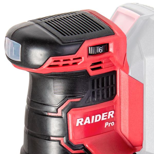 Шлифовальная машина Raider RDP-SRSA20 (30140) Эксцентриковая/ Красный photo 2