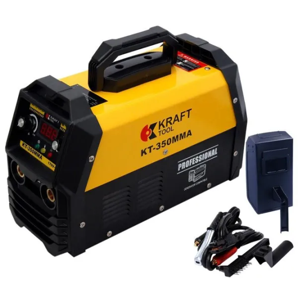 Aparat de sudat Kraft Tool KT350MMA 230 V cu electrod (MMA) photo 2