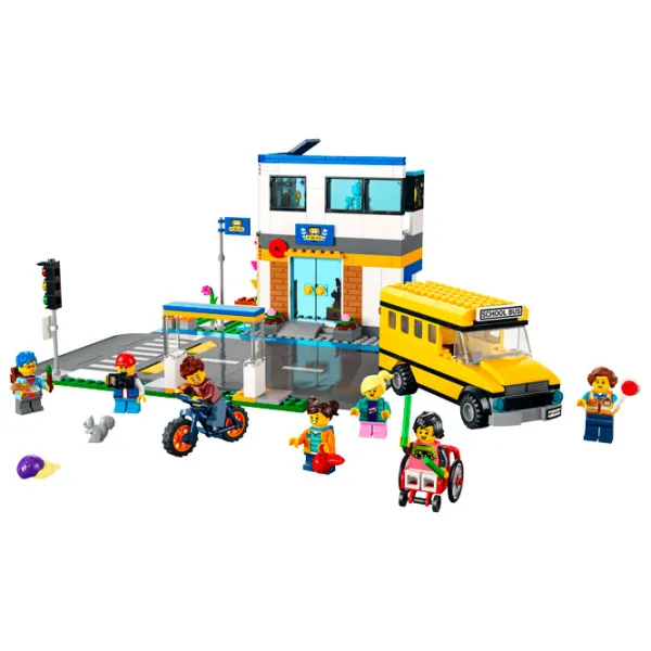 Детский конструктор LEGO Школьный день Школа/ Разноцветный photo 2