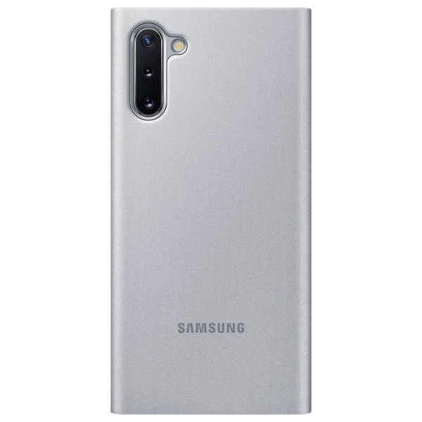 Чехол для смартфона Samsung Galaxy Note 10 Samsung/ Flip Cover View/ PU/ Серебристый photo 2